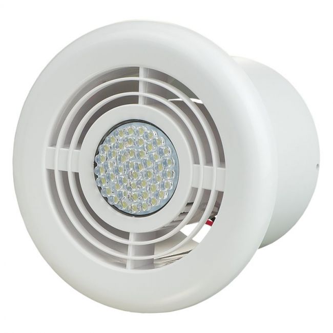 Припливно-витяжний дифузор Вентс ФЛ-100 LED (220В/50Гц) з підсвіткою - фото товару, магазин OLVENT