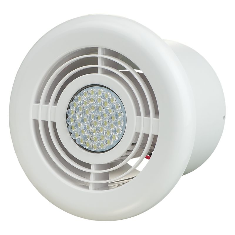 Приточно-вытяжной диффузор Вентс ФЛ-100 LED (220В/50Гц) с подсветкой